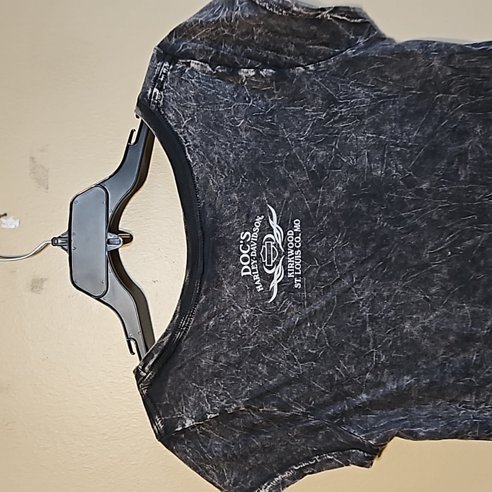 Harley-Davidson Rhinestone Skull T-Shirt - Picture 6 of 8